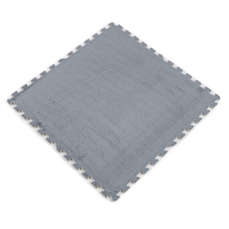 Підлога-пазл плюшевий світло-сірий 60*60*1cm SW-00002081